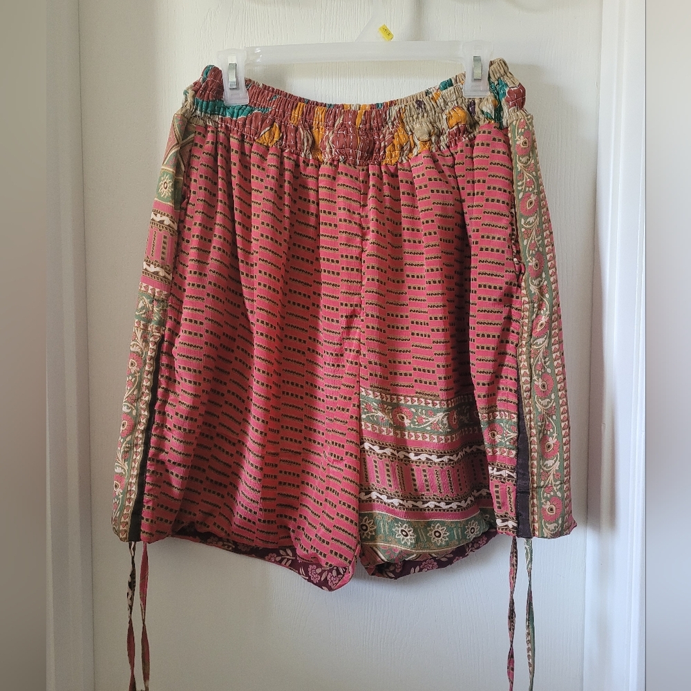 Kantha Bae Sari Silk Shorts